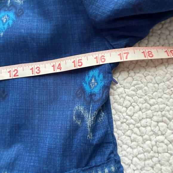 Vishudh Blue Fit and Flare 100% Cotton Dress Small - Picture 12 of 13